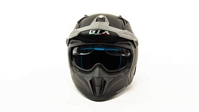 Шлем мото мотард GTX 690 (L) #7 SOLID MATT BLACK