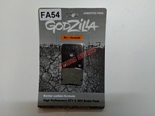 Колодки тормозные Godzilla FA054 кевларо-карбон