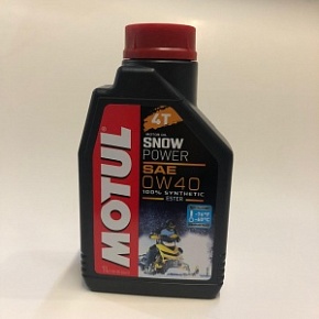 Моторное масло синтетическое MOTUL Snowpower 4T 0W40 (1л) 105891