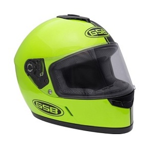 Шлем (интеграл) GSB G-349 Black/Green, L