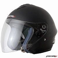 Шлем (открытый) MICHIRU MO 120 Black Mate (Размер M)