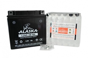 Аккумулятор ALASKA 12N9-4B-BS 12V9Ah