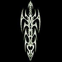 Футболка светящаяся в темноте ROCK EAGLE Tattoo GT-56 (Размер L)