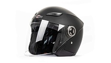 Шлем мото открытый HIZER 219 (L) #2 matte-black