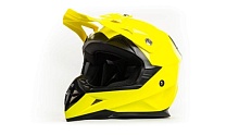 Шлем мото HIZER 615 (M) #3 lemon green