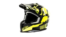 Шлем мото кроссовый GTX 633 (L) #6 BLACK/FLUO YELLOW