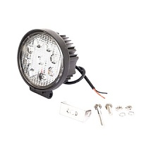 Светодиодная фара 27w 9*3w круг (ближний)