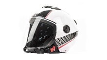 Шлем мото открытый HIZER 217 (S) #1 white