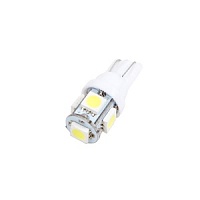 Лампа T10 (W5W) (габарит, без цоколя) 5 SMD белый
