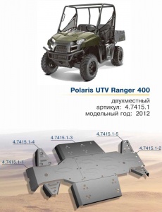 Защита Polaris UTV Ranger 400 Rival