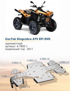 Защита для квадроцикла Rival Cectek Kingcobra ATV EFI EVO