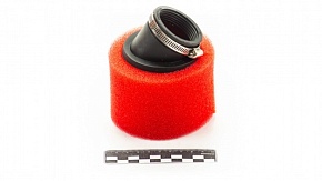 Фильтр воздушный нулевик #2 (d45mm) поролон красный