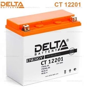 Аккумулятор DELTA CT12201 (12V/20A) аналог YTX20L-BS